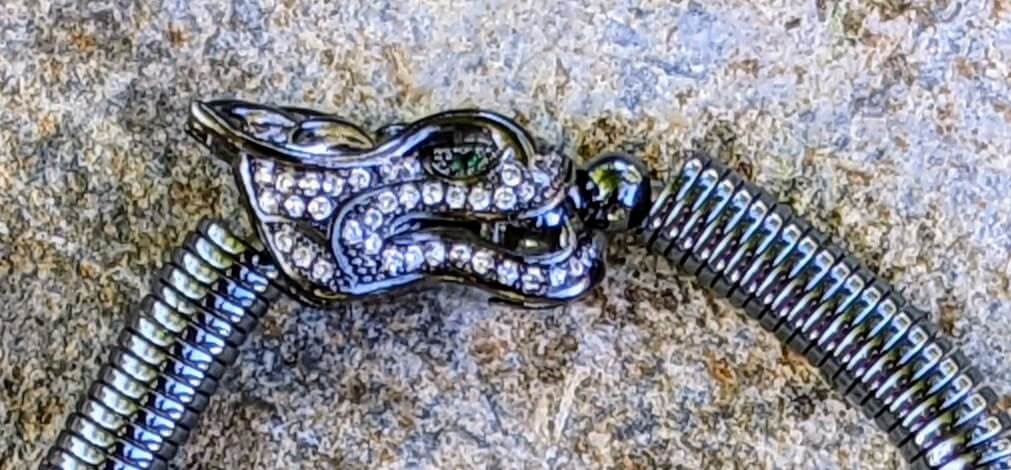 Black Dragon with Hematite Flat Discs